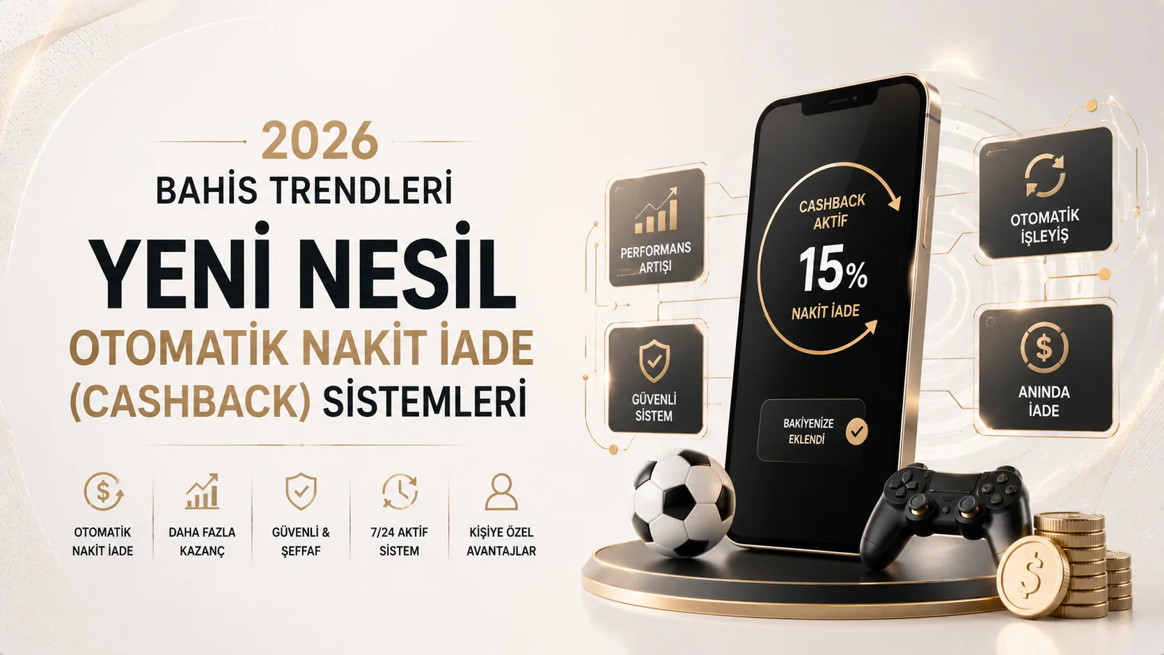 2026 Bahis Trendleri Yeni Nesil Otomatik Nakit İade (Cashback) Sistemleri