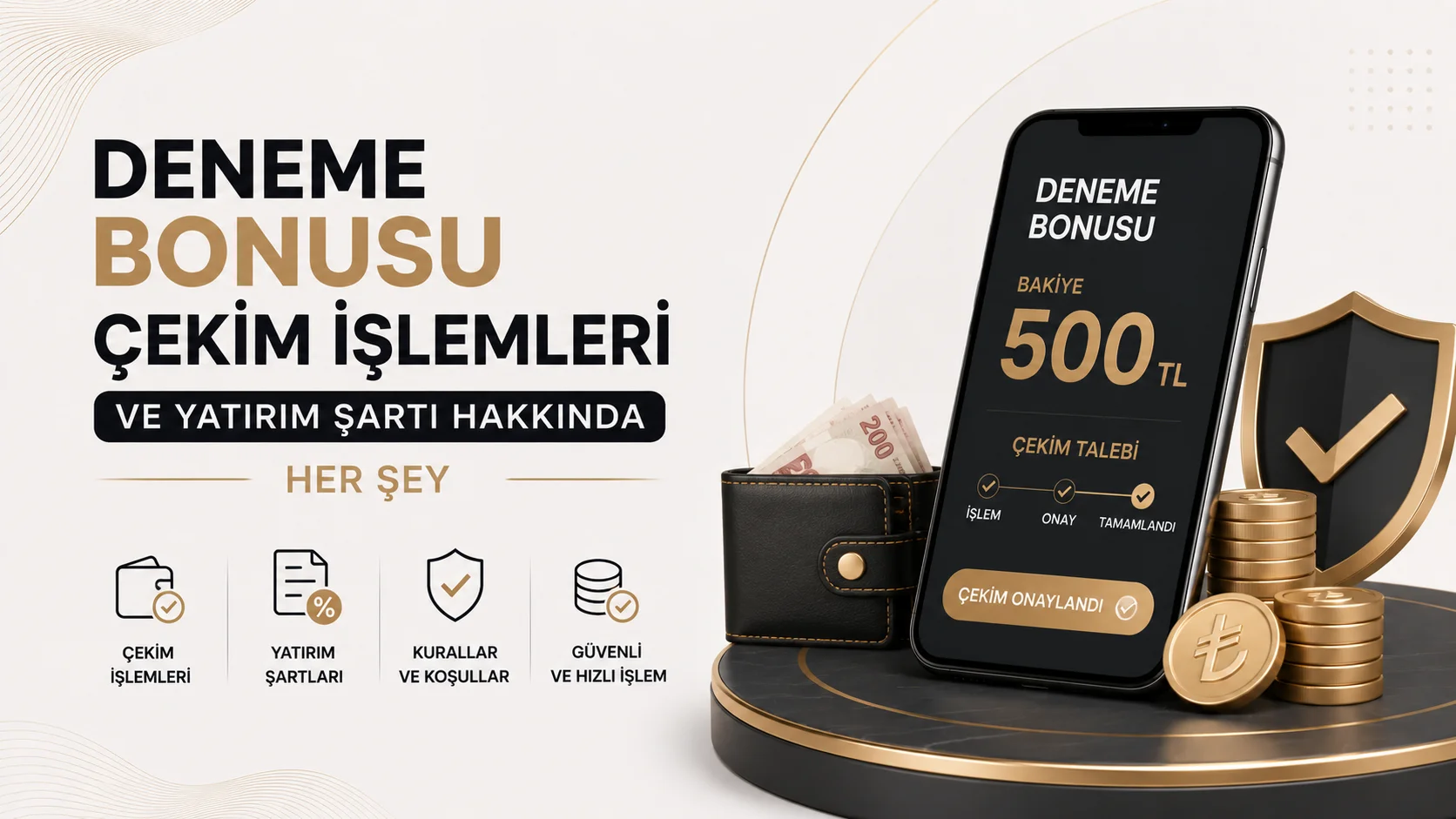 Deneme Bonusu Çekim İşlemleri ve Yatırım Şartı Hakkında Her Şey
